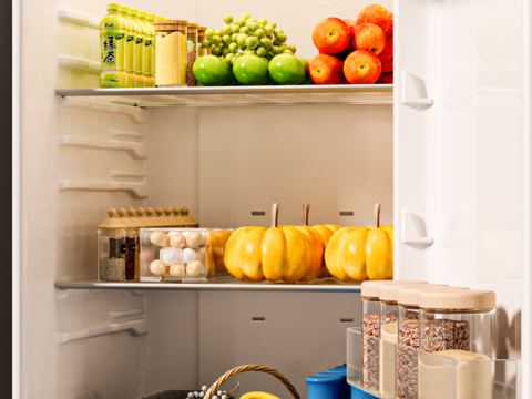 Refrigerator Storage Ornaments Fruit Vegetable Beverage Food