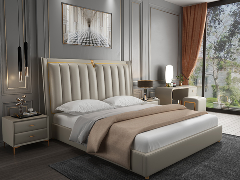 Affordable Luxury Style Double Bed