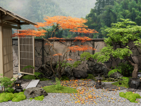 Japanese Courtyard Garden