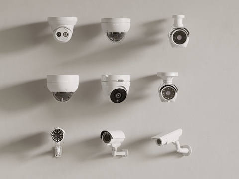 Security surveillance camera monitor