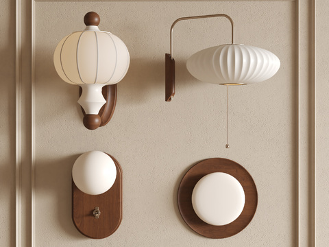 Middle style wall lamp