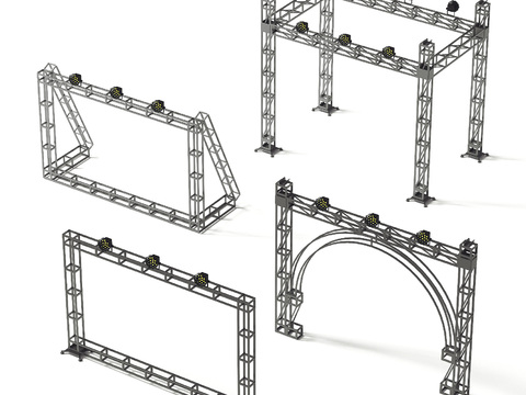 Steel frame lighting stand stage stand