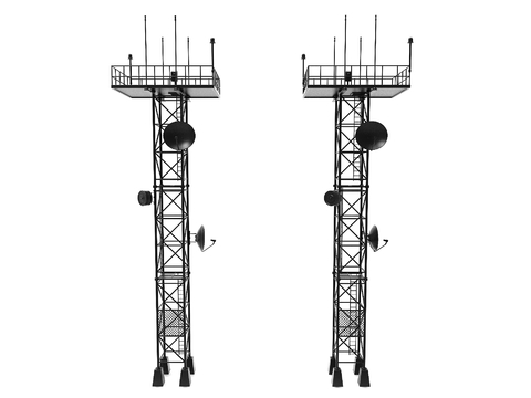 Satellite receiving tower Radar signal tower