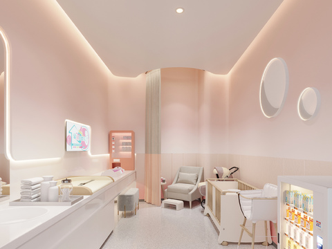 Modern Maternal and Infant Room Nursing Room