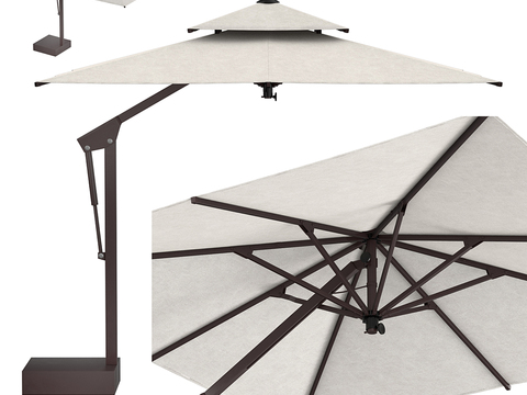 Cantilever umbrella parasol