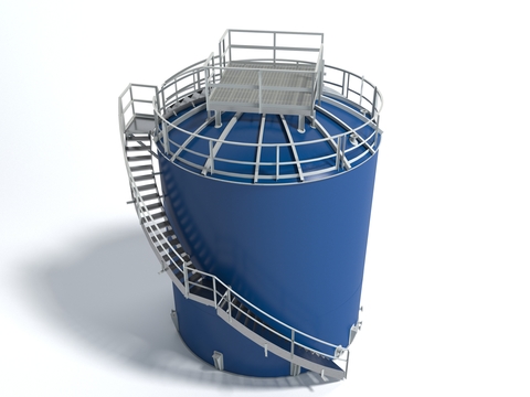 Mechanical structure of industrial equipment sealing tank