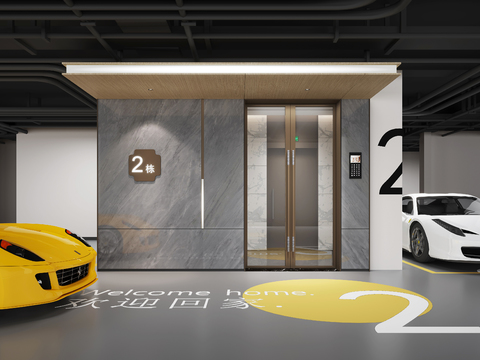 Basement Entrance Parking