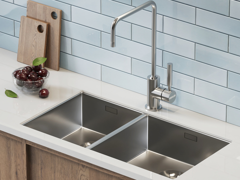 Stainless steel sink dish basin under counter basin