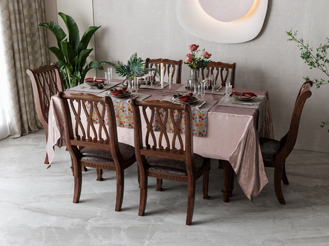 American Dining Table and Chair Bar Dining Table