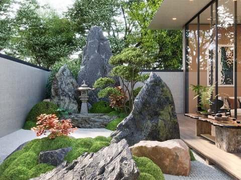 Garden Landscape Courtyard dry landscape