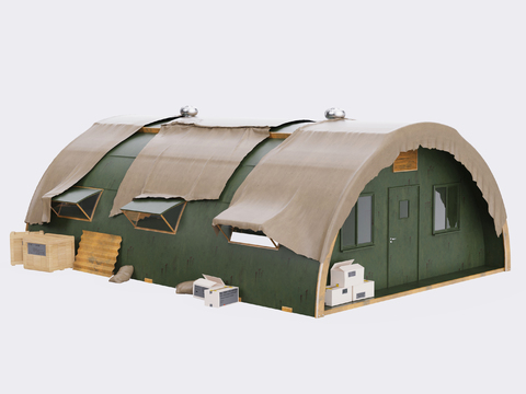 Military camp tent Medical tent