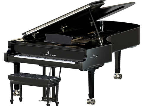 Steinway Black Piano