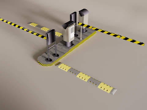 Gate access control barricade access control machine