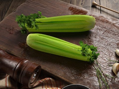 Vegetables and celery