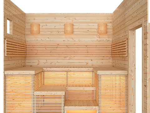 Sauna room steam room sweat room