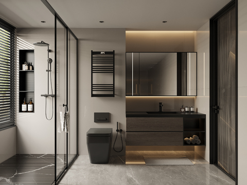 Advanced gray toilet bathroom washroom