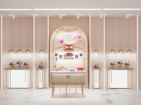 Commodity display cosmetics store