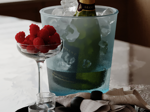 Water Glass Wine Glass Wine Fruit Plate Ice Ice Cup