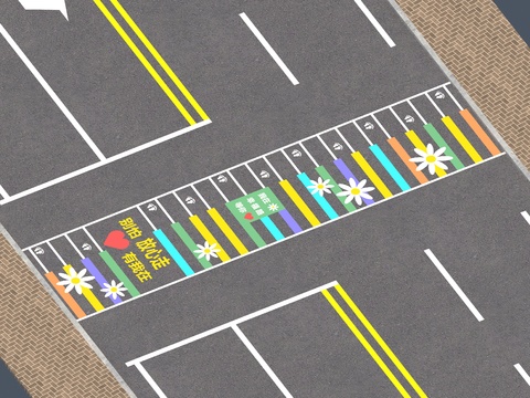 Modern creative zebra crosswalk