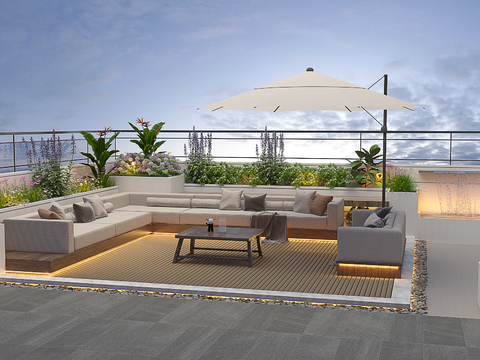 Roof garden Balcony Terrace