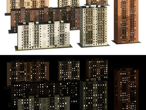 High-rise residential buildings