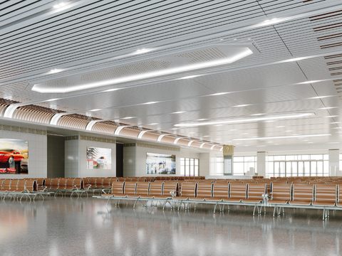 Waiting hall of railway station