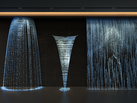 Water Falls Water Curtain Wall Fountain