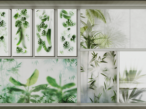 Plant landscape light box decorative light box