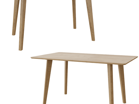 Lagom Silent Table Solid Wood Table