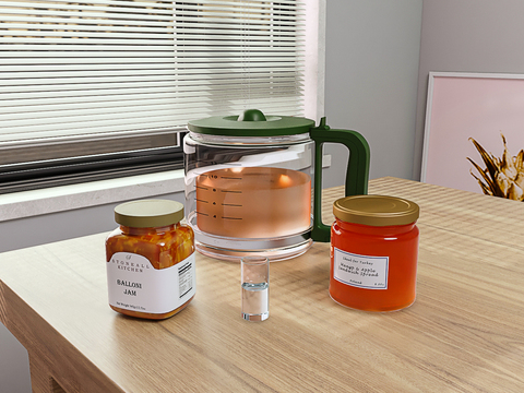 ketchup honey kettle glass