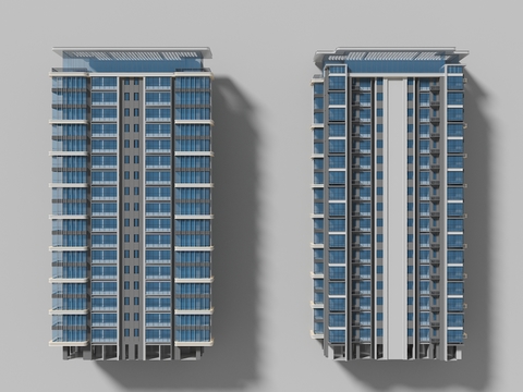 Residential commercial housing in high-rise residential quarters