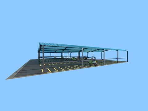 Bicycle Shed Canopy Parking Shed