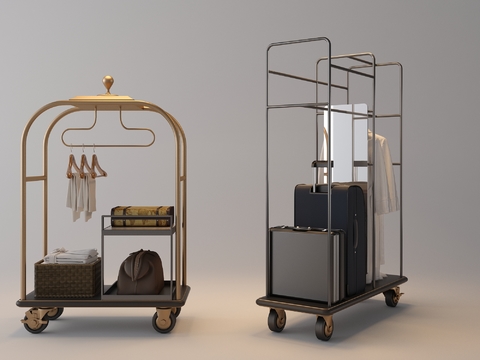 Hotel luggage cart