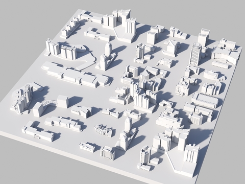 Aerial view of urban planning