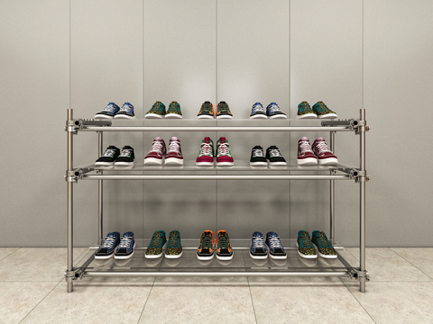 Tide brand shoe store shoe wall shelf display rack