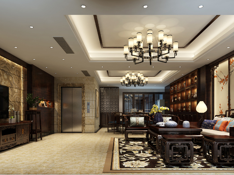 Chinese Living&Dining Room