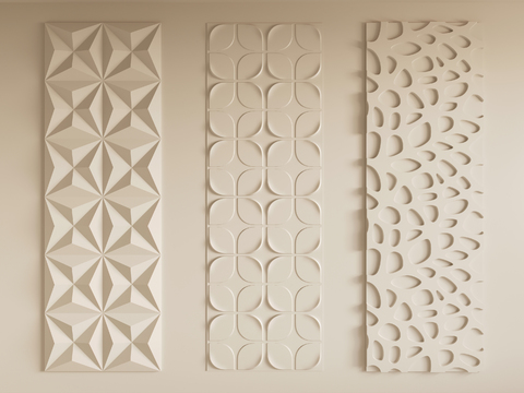 Cream Style Panel three-dimensional Panel texture wall