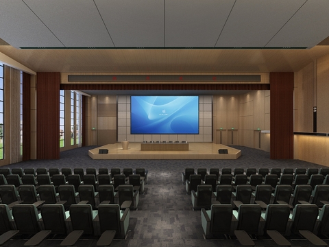 Modern multi-function hall lecture hall