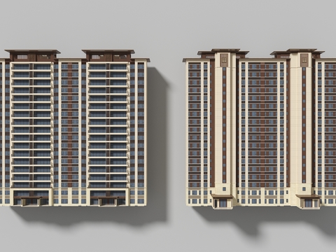 Residential commercial housing in high-rise residential quarters