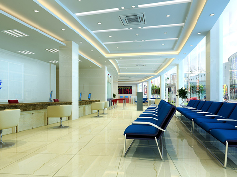 Bank Services Lobby