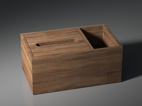 Paper Box Solid Wood Tissue Box