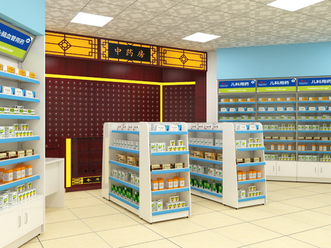 Pharmacy Chinese Medicine Hall