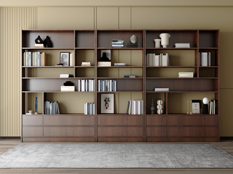 Middle Style Bookcase Bookshelf