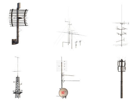 Signal receiving tower radar radio transmission