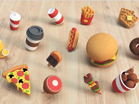 Cartoon Food Food