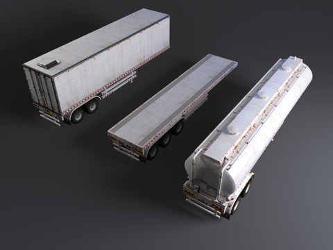 Industrial wind flatbed trailer