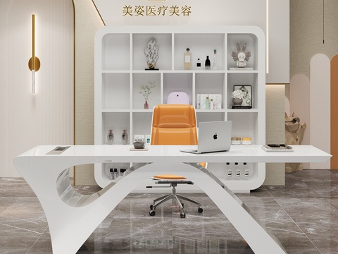 Modern beauty salon front desk free