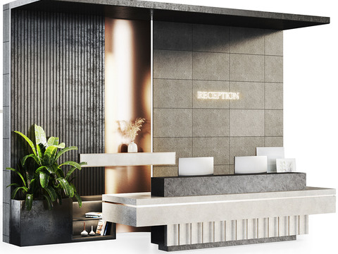 Modern Front Desk Service Desk