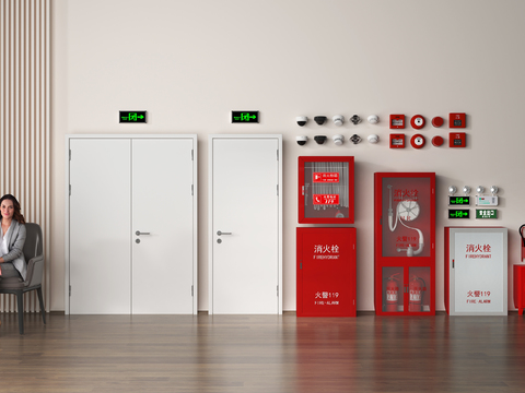 Fire fighting equipment Fire door Emergency lighting Fire fighting equipment