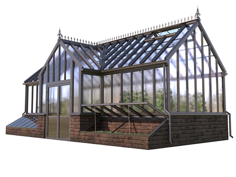 European-style Greenhouse Planting Sunshine Room